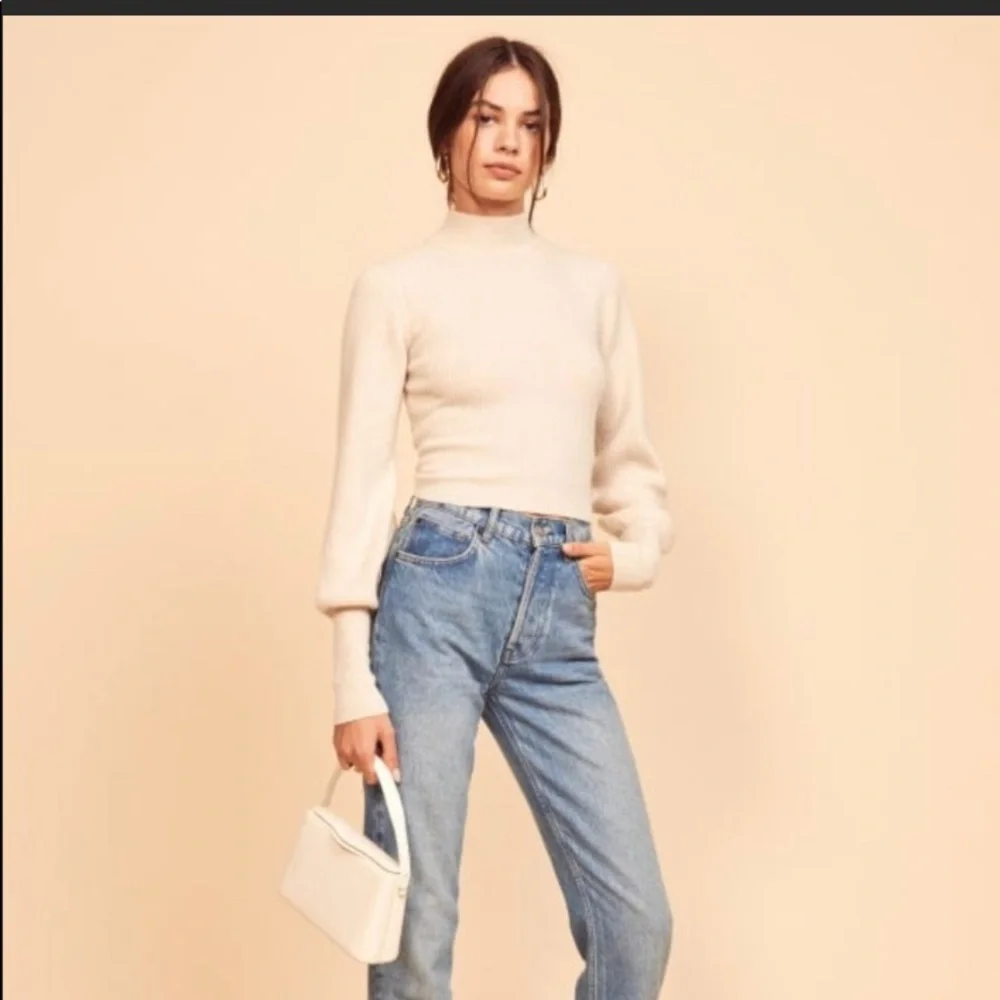 Reformation Open Back Cashmere Sweater - Picture 2 of 7